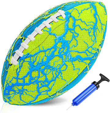 Jasonwell Pool Beach Water Football - Waterproof Football Strong Grip Fun Water Toys Games for Swimming Pool Beach Lake Park Backyard Outdoor Play for Kids Children Teens Adults Family (BG) - Jasonwell